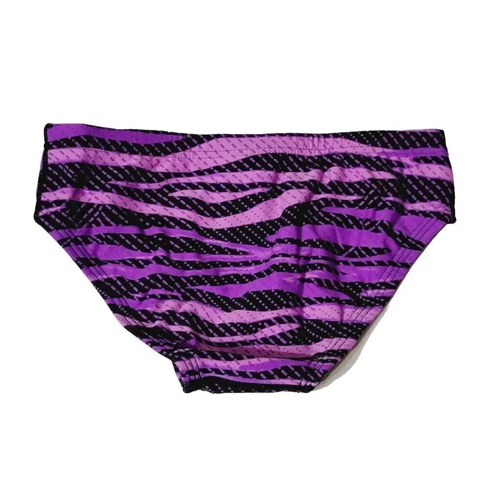 TYR Unisex Youth Durafast Crypsis Alvr Racer Brief Swimsuit RCR7Y Purple Size 24